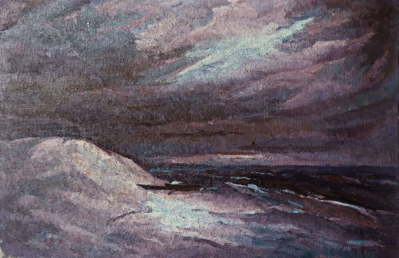 Painting At night, artist Pavlyuk Galina