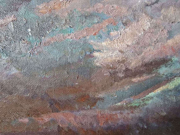 Картина Ночью, художник Павлюк Галина