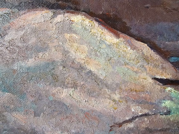 Картина Ночью, художник Павлюк Галина