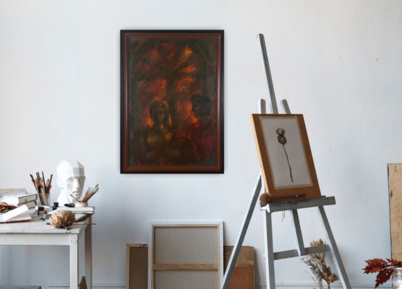 Картина У окна,художник Валентин Алтанец