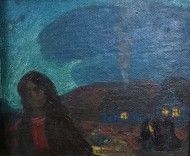 Картина Вечер, художник Валентин Алтанец Картина Вечер, художник Валентин Алтанец