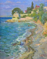 Картина Морской пейзаж, художник Елена Гавдзинская Картина Морской пейзаж, художник Елена Гавдзинская