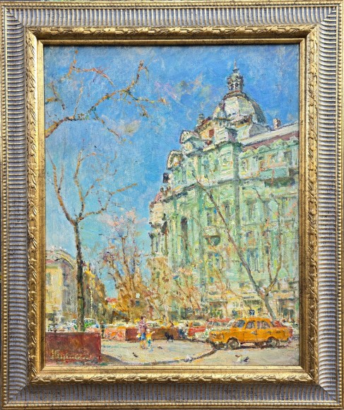 Картина Аптека Гаєвського, художник Альбін Гавдзинський - продано