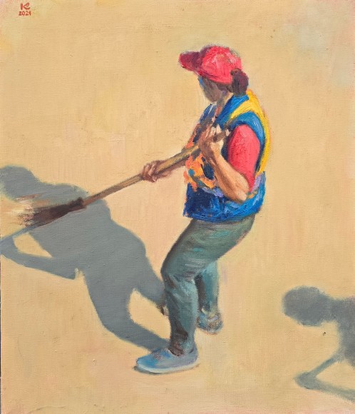 Untitled painting, artist Vladimir Kabachenko