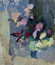 Картина Квіти. Етюд, художник Микола Шелюто Картина Квіти. Етюд, художник Микола Шелюто