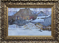 Картина Зима, художник Константин Ломыкин Картина Зима, художник Константин Ломыкин