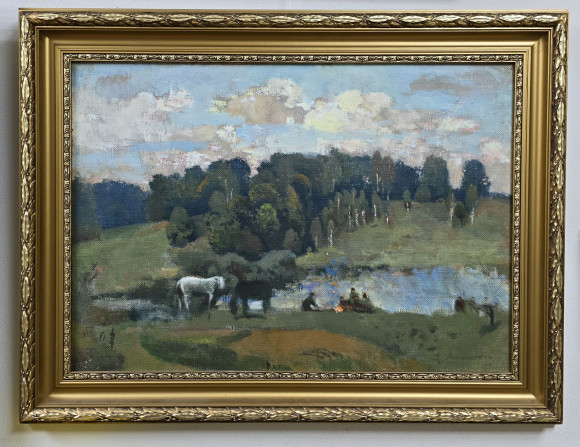 Картина До вечора, художник Володимир Литвиненко