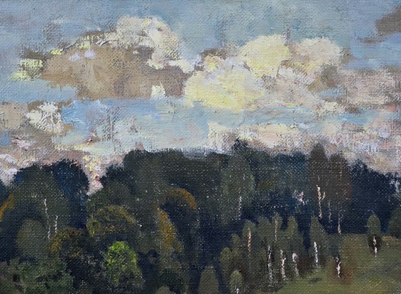 Картина До вечора, художник Володимир Литвиненко