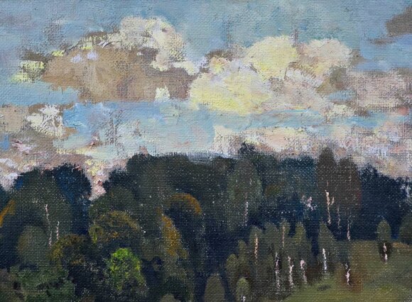 Картина До вечора, художник Володимир Литвиненко