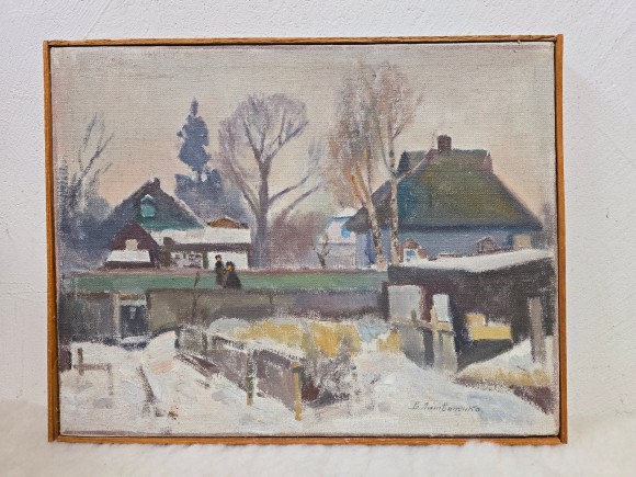 Картина Зима, художник Володимир Литвиненко
