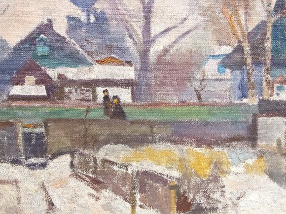 Картина Зима, художник Володимир Литвиненко