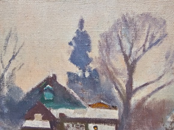 Картина Зима, художник Володимир Литвиненко