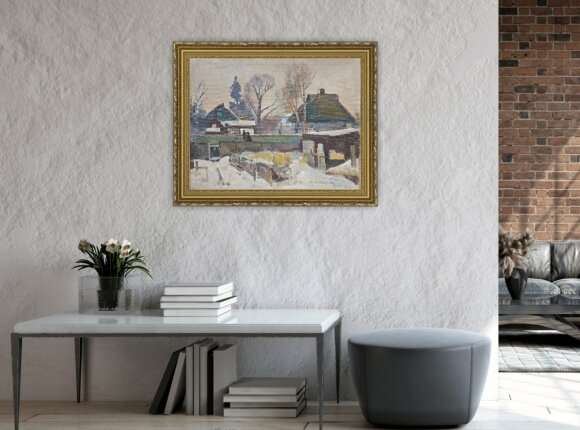 Картина Зима, художник Володимир Литвиненко