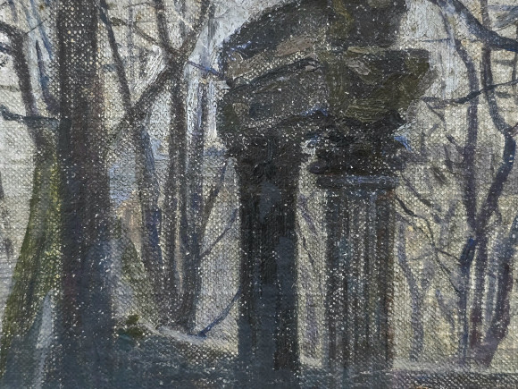 Картина Парк Монсо. Париж, художник Илья Павиль - продано