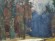 Painting The Road in the Forest, artist Nikolai Shelyuto
