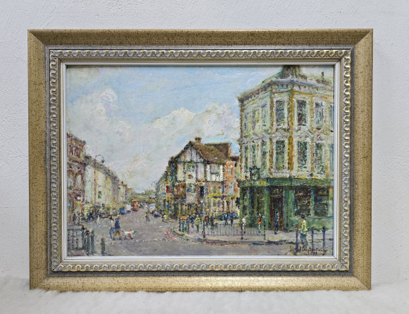 Картина Камден Таун, художник Альбин Гавдзинский - продано