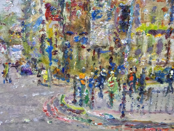 Картина Камден Таун, художник Альбин Гавдзинский - продано