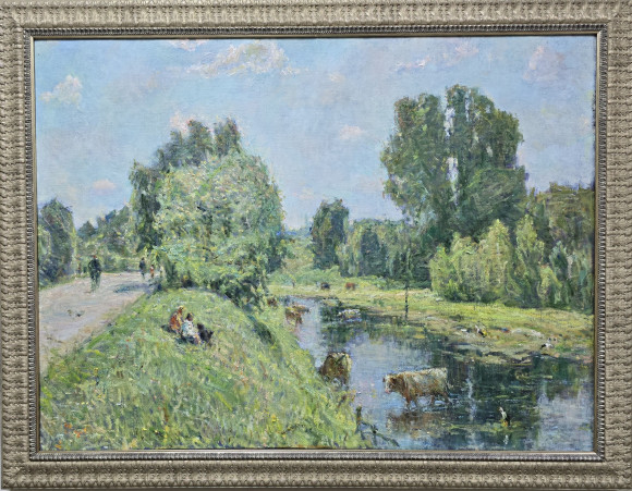 Картина На Южном Буге, художник Альбин Гавдзинский - продано