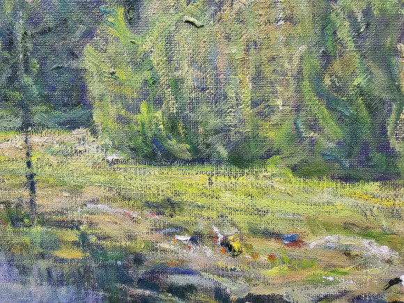 Картина На Южном Буге, художник Альбин Гавдзинский - продано