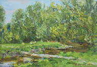 Картина Гуси, художник Валентин Тишецкий Картина Гуси, художник Валентин Тишецкий