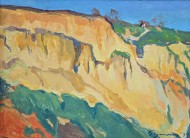 Картина Скалы у Большого Фонтана, художник Григорий Крижевский Картина Скалы у Большого Фонтана, художник Григорий Крижевский