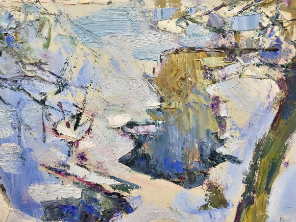 Картина Срібний струмок, художник Валентин Тишецький