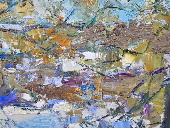 Картина Срібний струмок, художник Валентин Тишецький