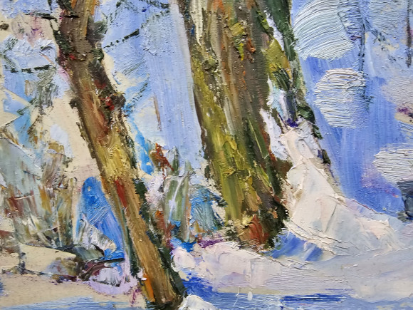 Картина Срібний струмок, художник Валентин Тишецький