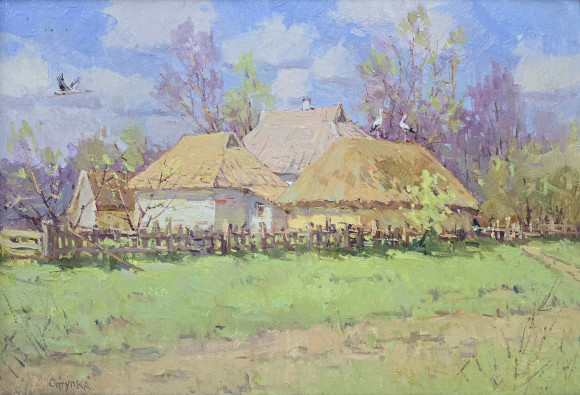 Картина Весняний день, художник Сергій Ступка - продано