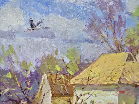 Картина Весняний день, художник Сергій Ступка - продано