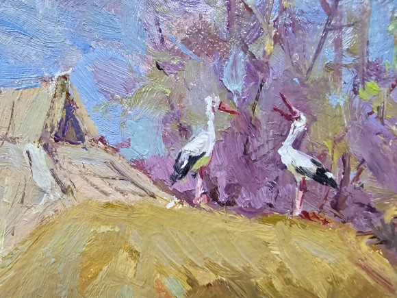 Картина Весняний день, художник Сергій Ступка - продано