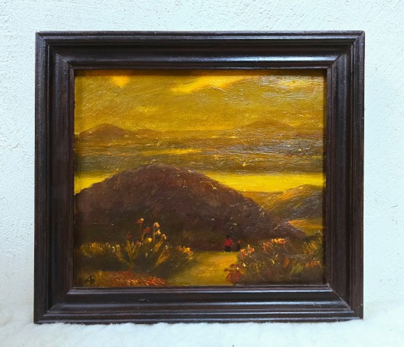 Картина Курганы, художник Валентин Алтанец