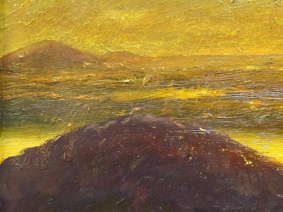 Картина Курганы, художник Валентин Алтанец