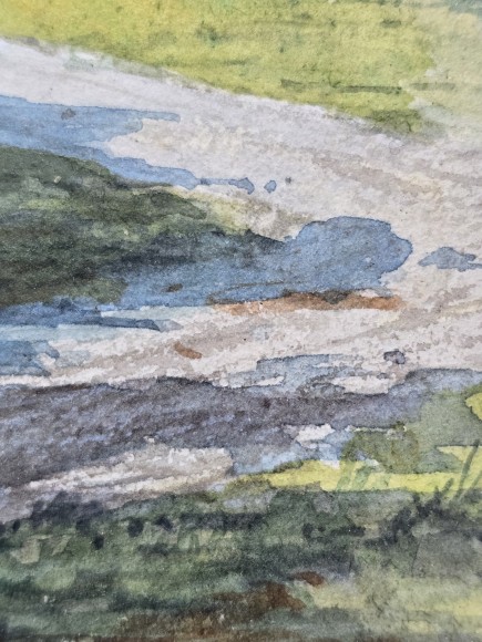 Картина Пейзаж с телегой, художник Юрий (Георгий) Дмитренко - продано