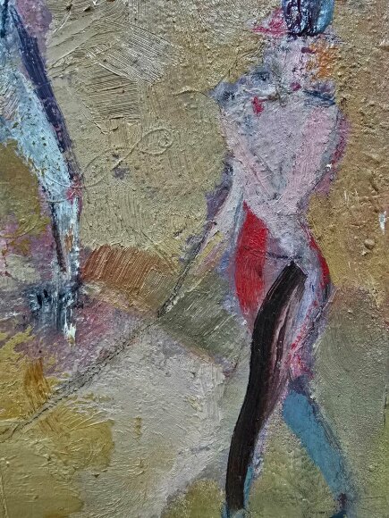 Картина, Цирк. Наїзниці художник Серафим Чаркін