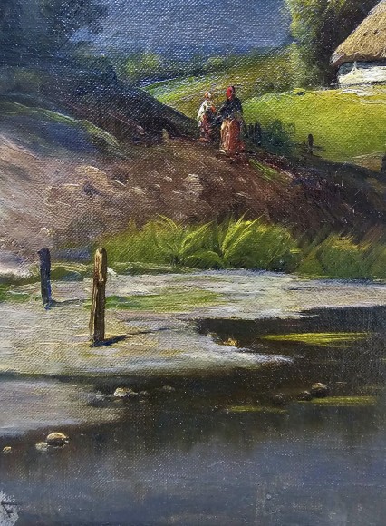 Картина Перед грозой, художник Антонио Франдетти - продано