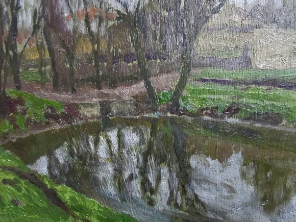 Картина Пруд, художник Тит Дворников - продано