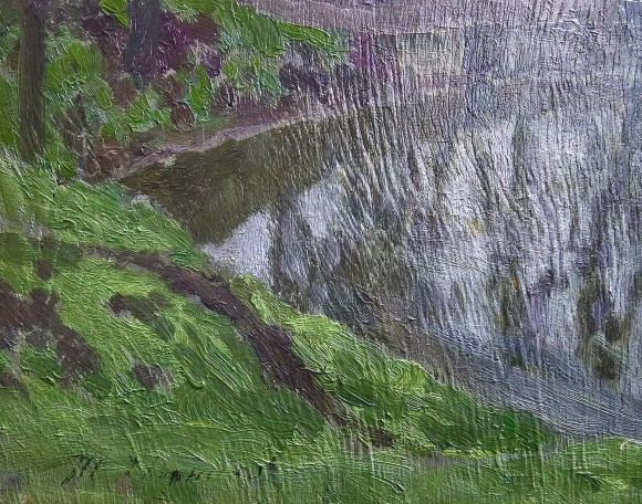 Картина Пруд, художник Тит Дворников - продано