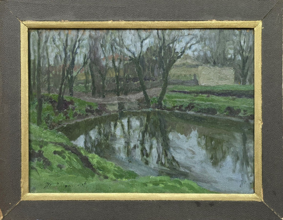 Картина Пруд, художник Тит Дворников - продано