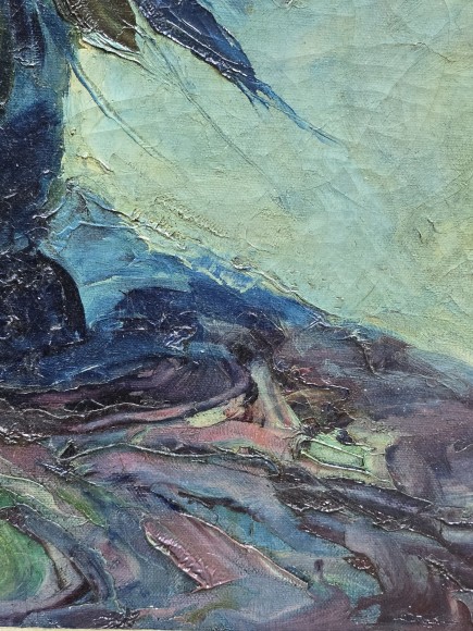 Картина Композиция с цветами, художник Леонид Гештофф - продано