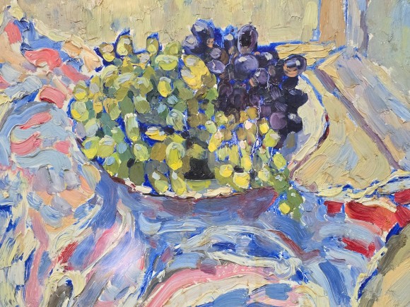 Картина Натюрморт с виноградом, художник Геннадий Малышев