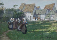 Картина Нормандия, художник Виктор Зарубин Картина Нормандия, художник Виктор Зарубин