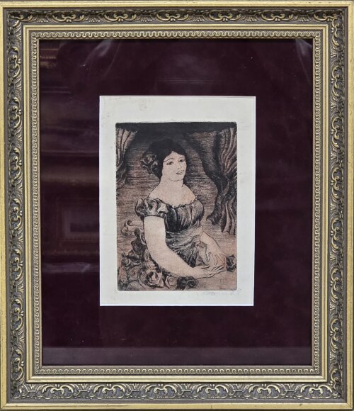 Картина Портрет Дами, художник Анатолій Шопін