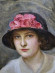 Картина Портрет женщины в шляпке, художник Евгений Буковецкий - продано