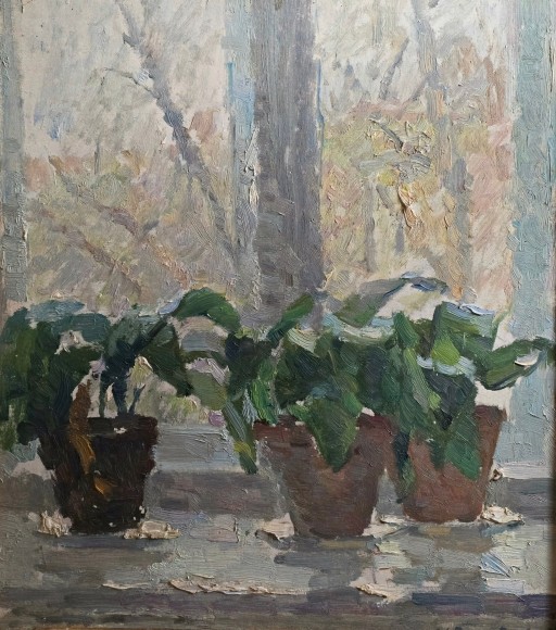 Painting The Window, artist Joseph Ostrovsky