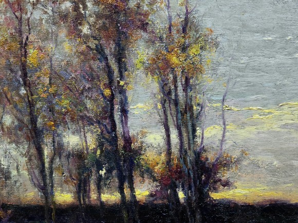 Картина Пейзаж с овцами, художник Михаил (Мишель) Корочанский - продано