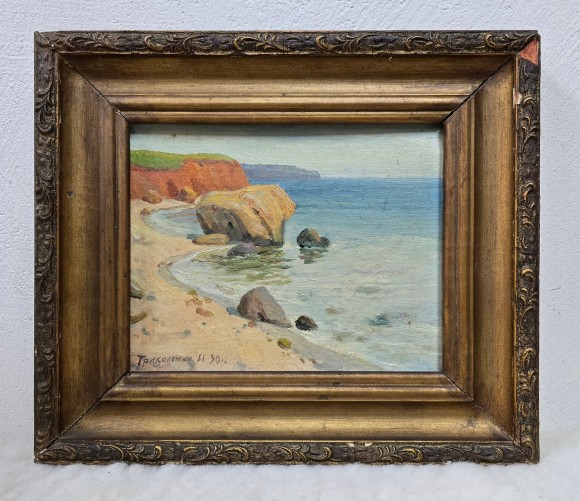 Картина Берег моря, художник Іван Триколенко