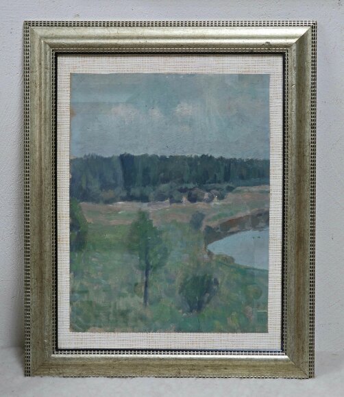 Картина Похмурий день, художник Олександр Фрейдін