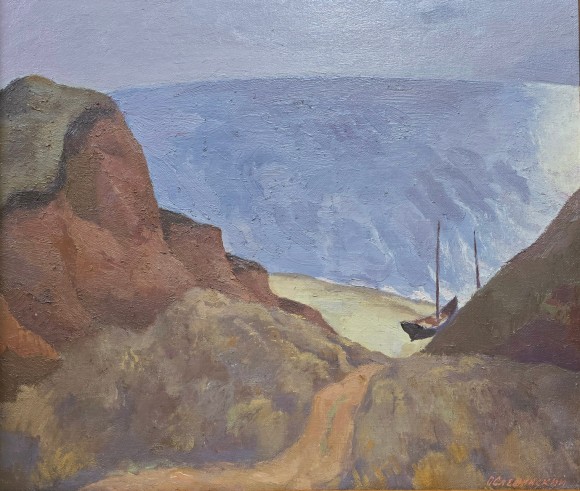 Картина Берег моря, художник Орест Слєшинський