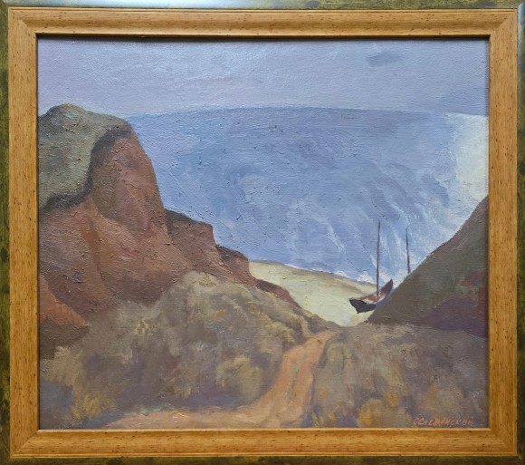 Картина Берег моря, художник Орест Слєшинський